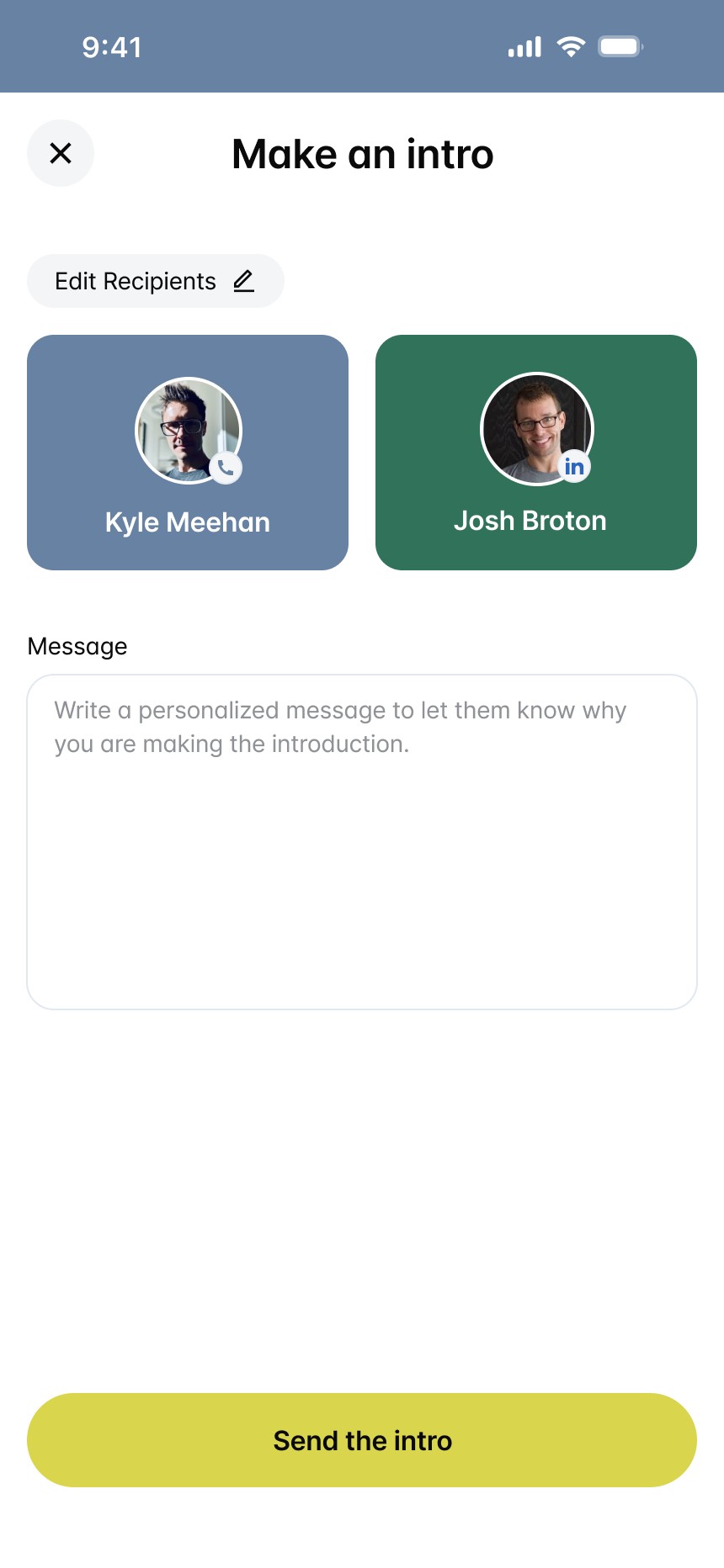 Contact synchronization settings