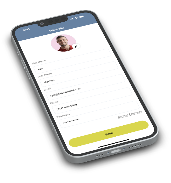 Intro app showing network connections